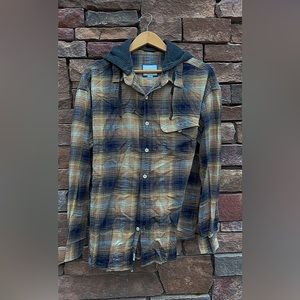 Hooded flannel